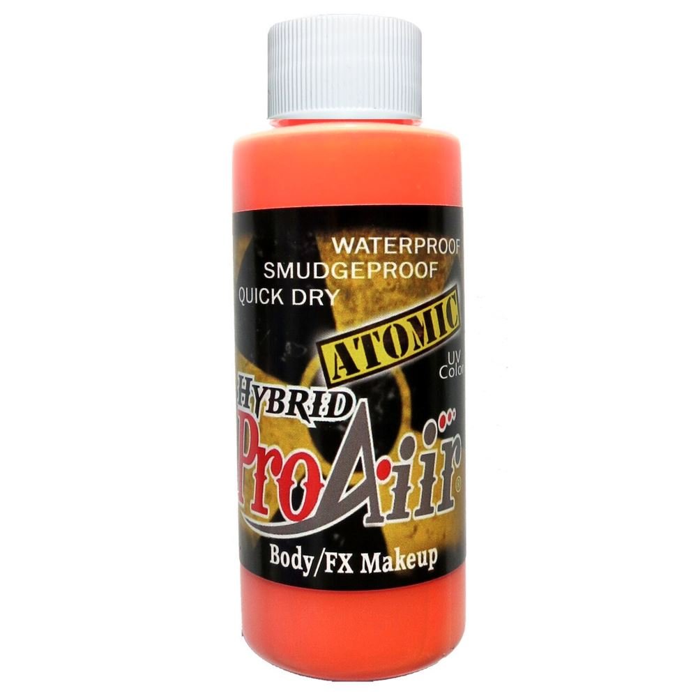 ProAiir Isotope Orange 2oz Face & Body Painting Makeup | ShowOffs Body Art