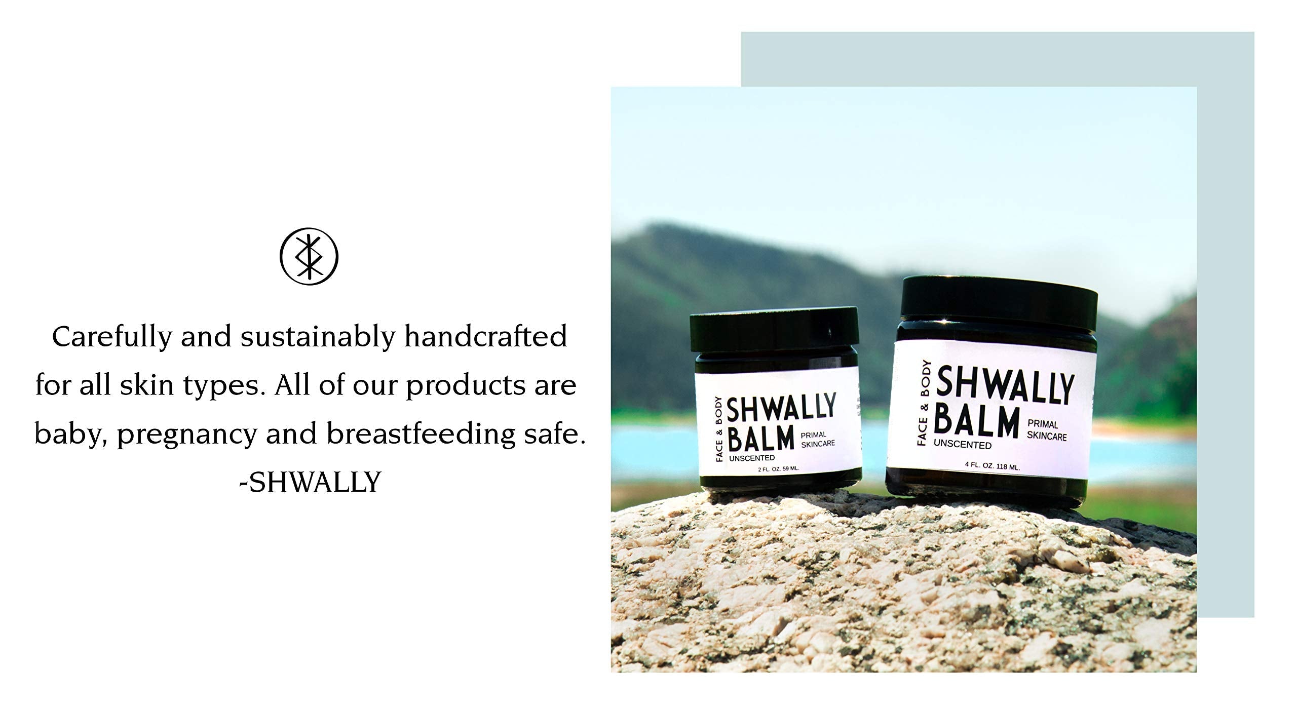 Shwally Primal Beauty Squalane Face Balm – Paleo, Non-Comedogenic, Unscented