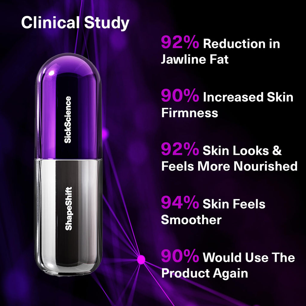 SickScience ShapeShift Advanced Jaw & Neck Firming Serum – NX35 Exosomes, 1.7oz