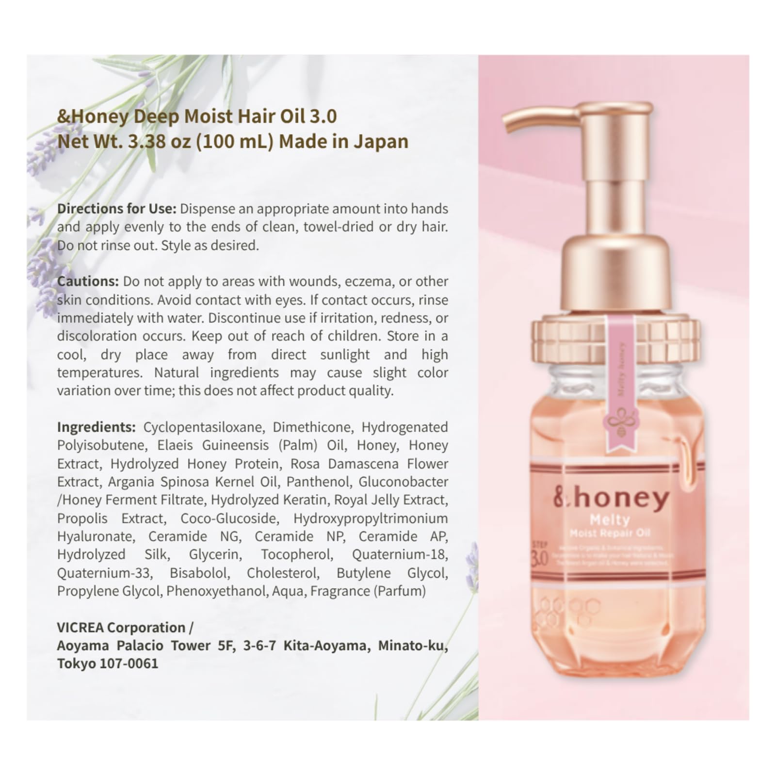 Sidefield &Honey Deep Moist Shampoo & Conditioner Set – Ultra-Hydrating Honey & Botanical Formula