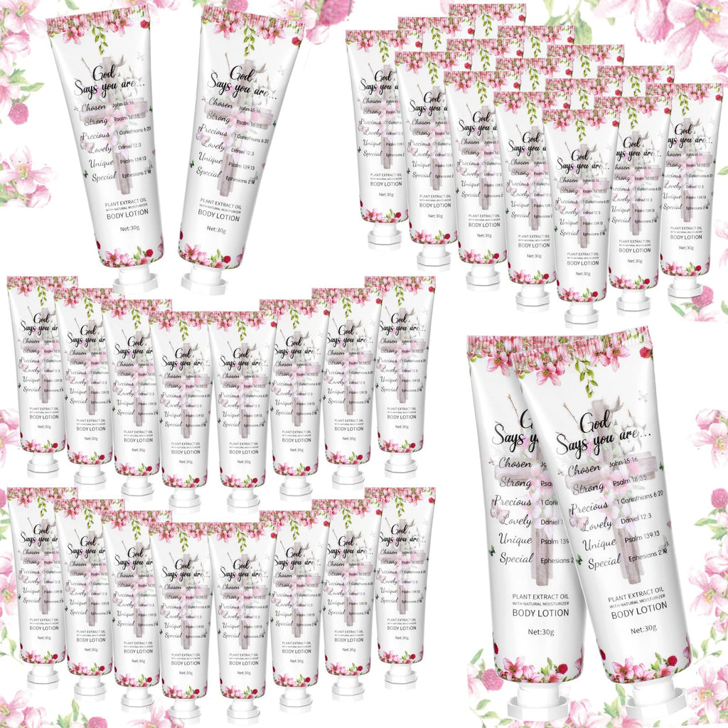 Siifert 24-Piece Christian Body Lotion Gift Set for Women | Bible Verse, Travel Size