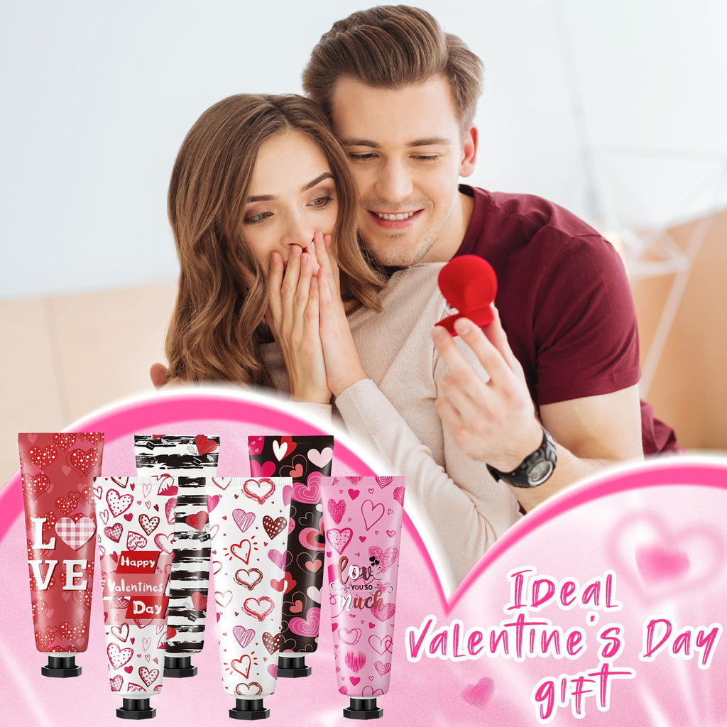 Siifert 24-Pcs Valentine Hand Cream Gift Set – 30ml Travel-Size Moisturizers