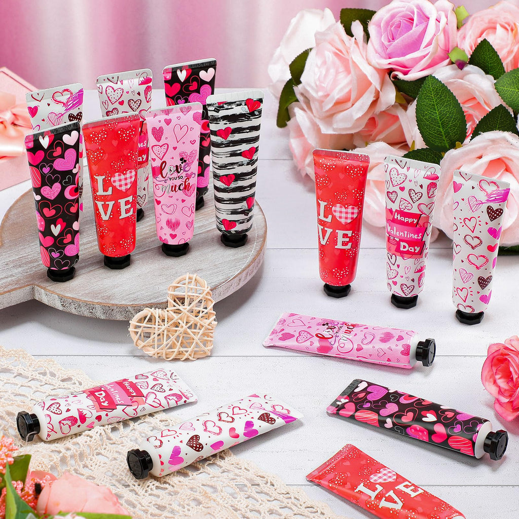 Siifert 72-Piece Valentine Hand Cream Gift Set – 30 ml Travel-Size Moisturizing Hand Lotions in Bulk