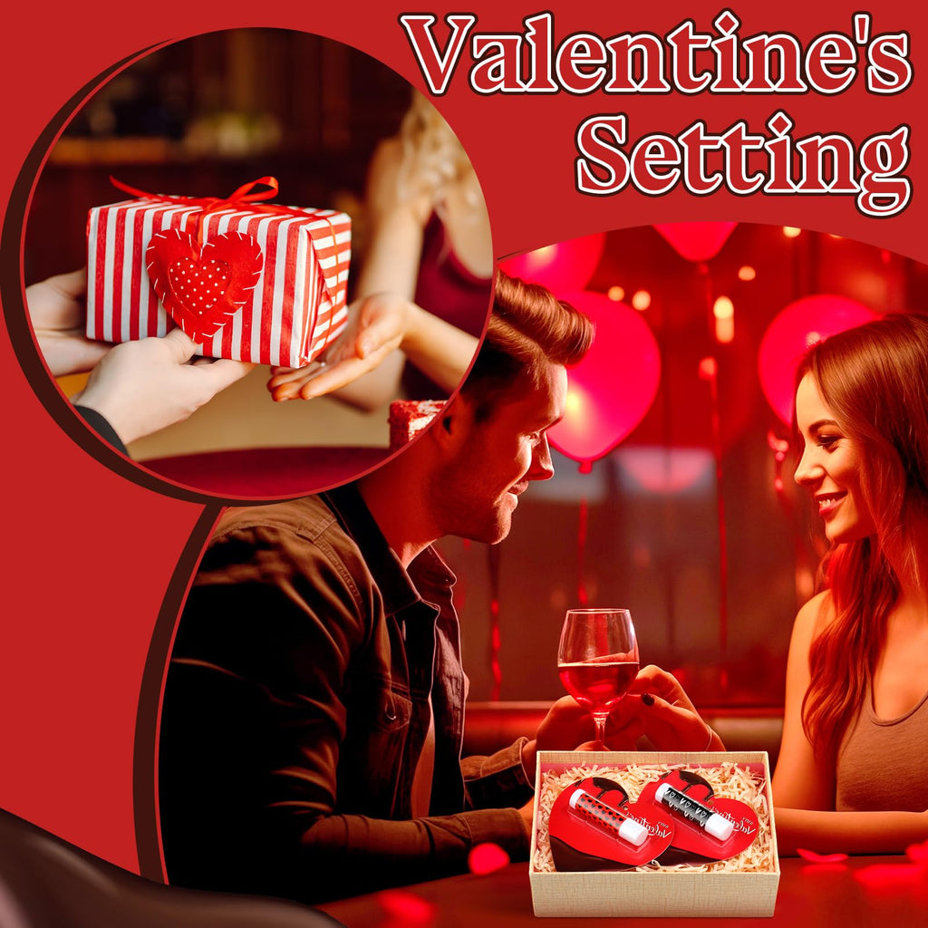 Siifert 25 Pcs Valentine Lip Balms – Heart-Shaped Gift Set for Galentine’s Day