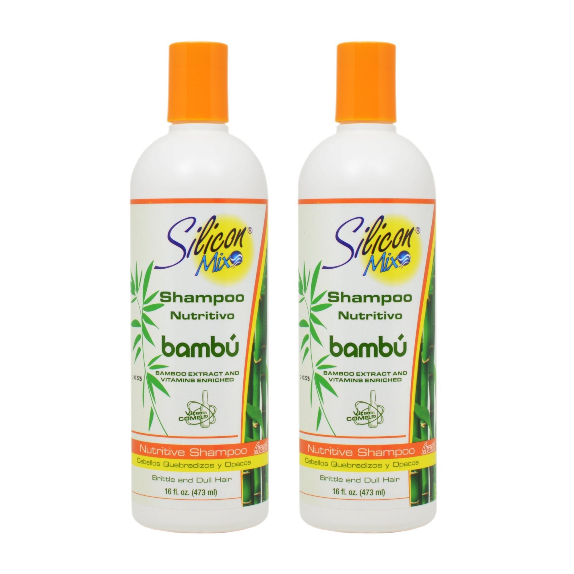 Silicon Mix Bambu Shampoo 16oz Pack of 2 | Nutritive Shampoo for Everyday Hair Care