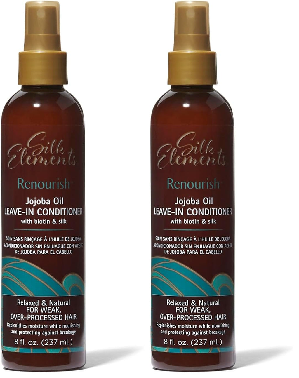 Silk Elements Jojoba Oil Leave-In Conditioning Spray – Pack of 2