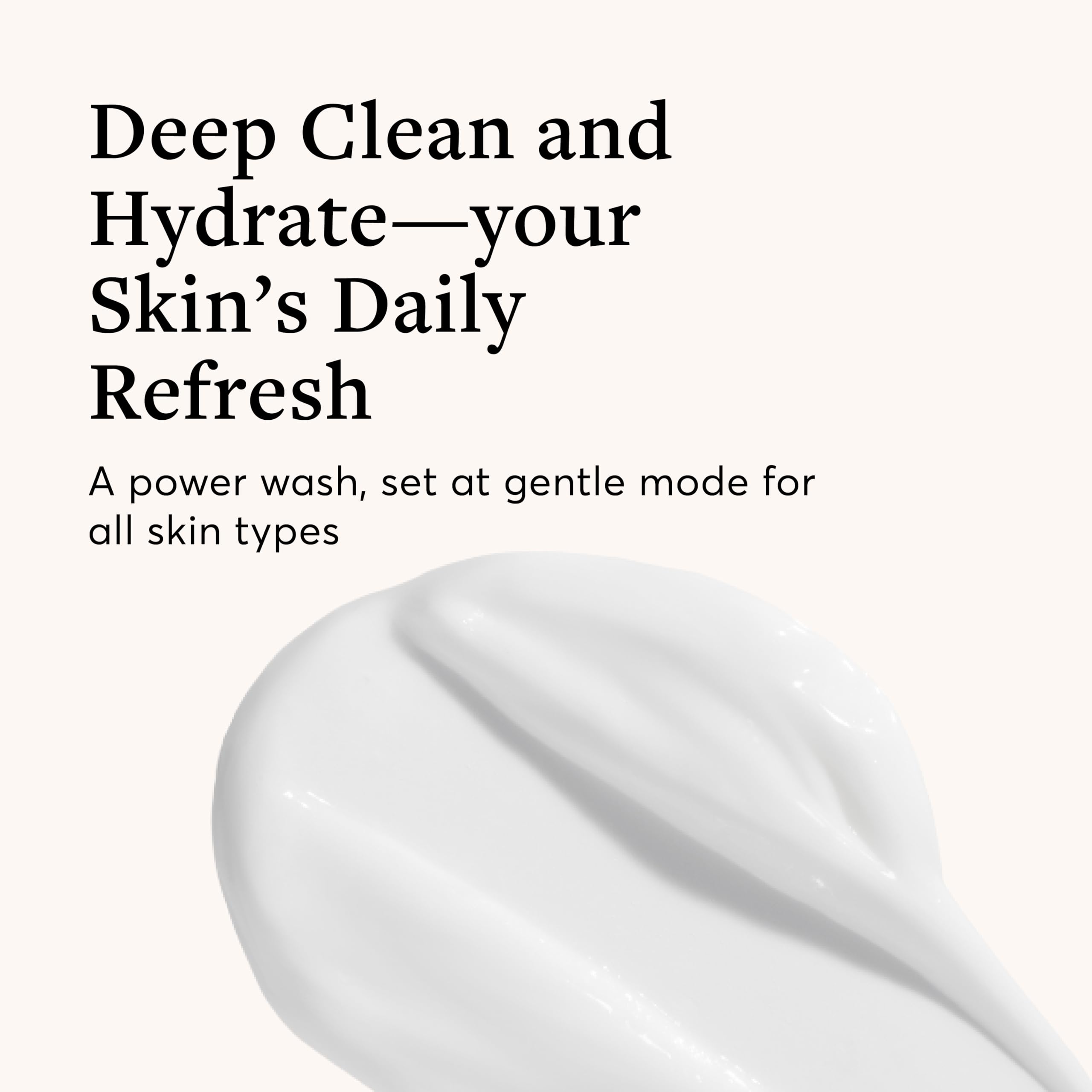 Silver Mirror Everyday Cream Cleanser (5 Fl Oz) – Gentle Hydrating Facial Cleanser for All Skin Types