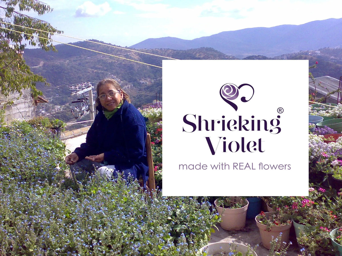 Mixed Flower Full Moon Large Pendant Necklace