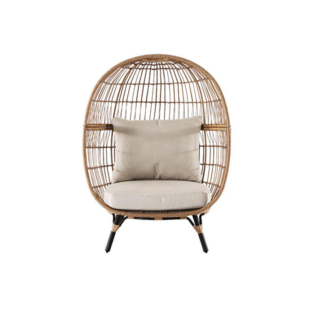Simera Rattan Garden Ball Chair with Stand, Indoor/ Outdoor Furniture