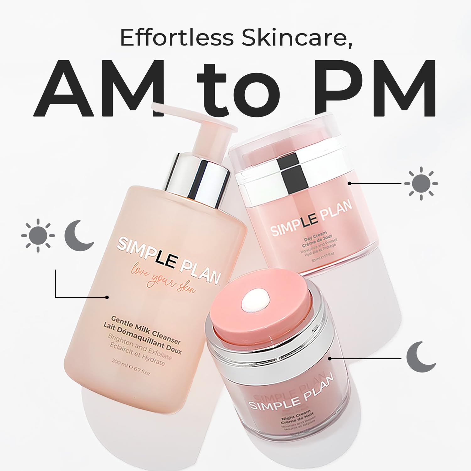SIMPLE PLAN Night Cream – Hydrating Ceramides + Hyaluronic Acid for Overnight Moisture | Anti-Aging Night Cream 50ml