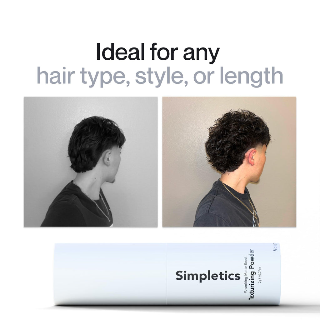 Simpletics Texturizing Powder – All-Natural 4-Ingredient Volume & Matte Finish