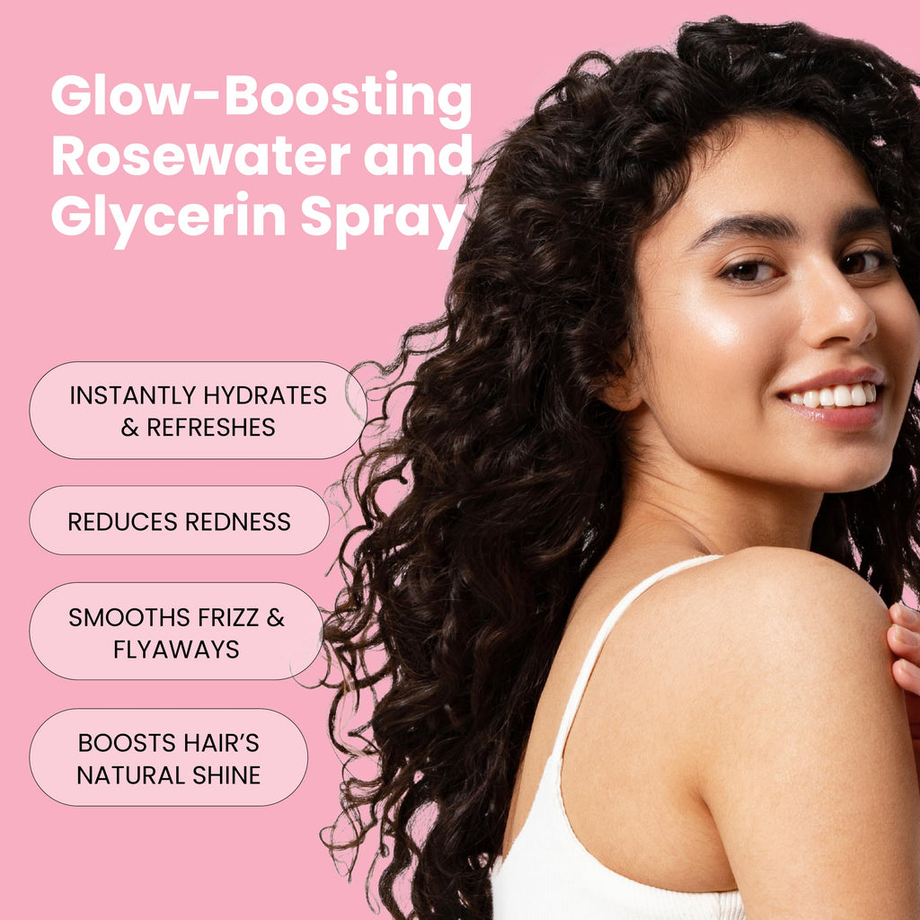 Simplified Skin Rosewater & Glycerin Spray – Hydrating Facial Mist (4 oz)