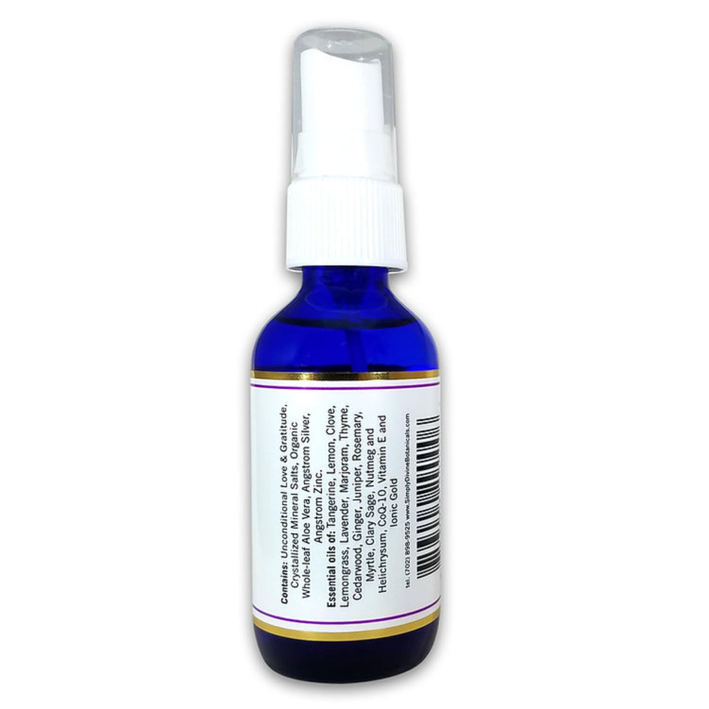 Simply Divine Botanicals Crystal Ally Natural Deodorant Spray – Angstrom Zinc & Silver, 2 oz
