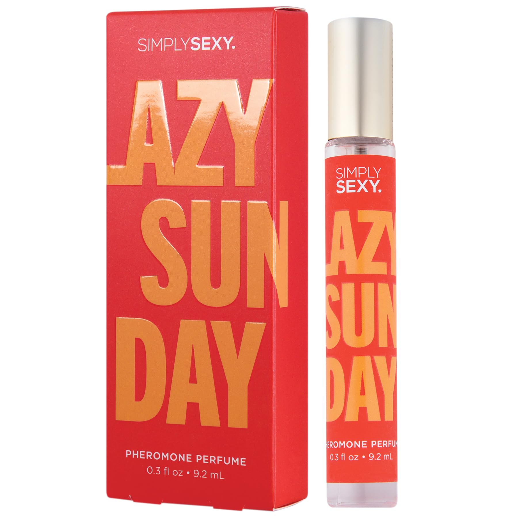 SIMPLY SEXY Affirmations Lazy Sunday Pheromone Perfume – Citrus Floral Woody Scent, 0.3 fl oz