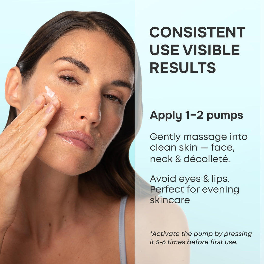 SimplyVital Collagen, Retinol & Hyaluronic Acid Serum – Anti-Aging Daily Moisturizer for Face, Neck & Chest | Made in USA | 1 fl oz