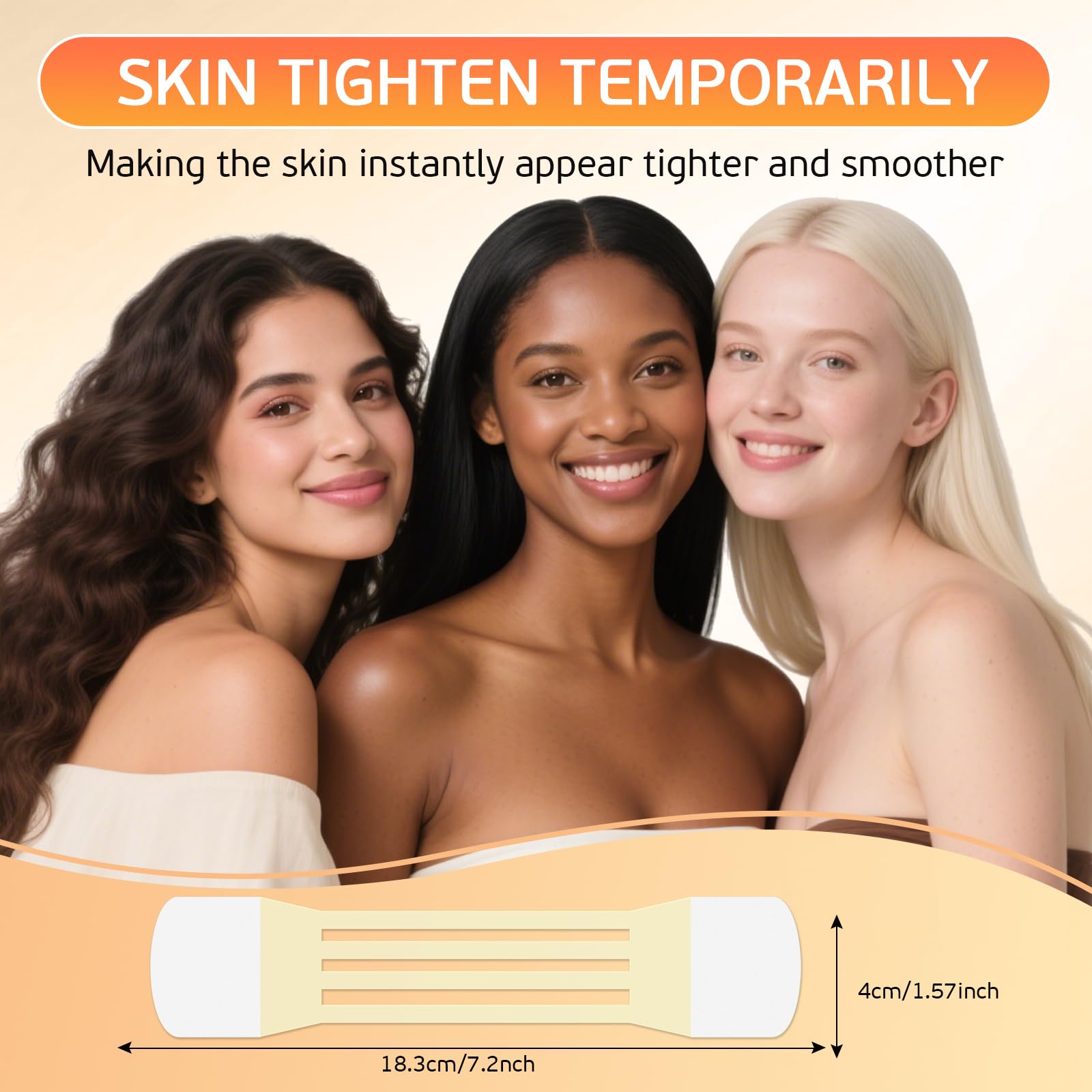 sinBron Neck Tape Lifting Invisible – 30 Patches Instant Neck Lift
