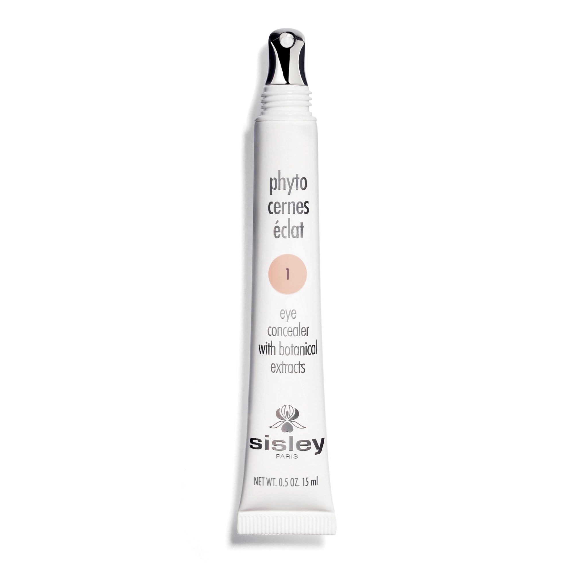Sisley Paris Phyto-Cernes Eclat No.1 Eye Concealer | 15 mL with Brush | Natural, Long-Wear Finish