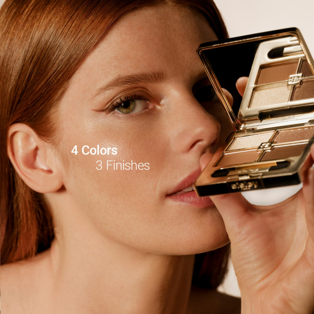 Sisley Paris Phyto-Eye Palette Tender Toffee – Buildable 4-Shade Eyeshadow in 3 Finishes