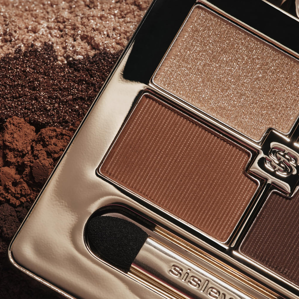 Sisley Paris Phyto-Eye Palette Tender Toffee – Buildable 4-Shade Eyeshadow in 3 Finishes