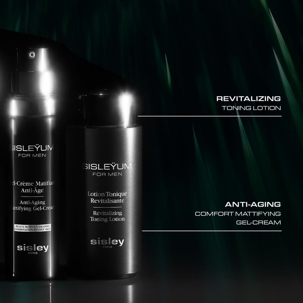 Sisley Paris Sisleyum Anti-Aging Mattifying Gel-Cream for Men – Firm, Smooth & Matte Skin (50 mL)