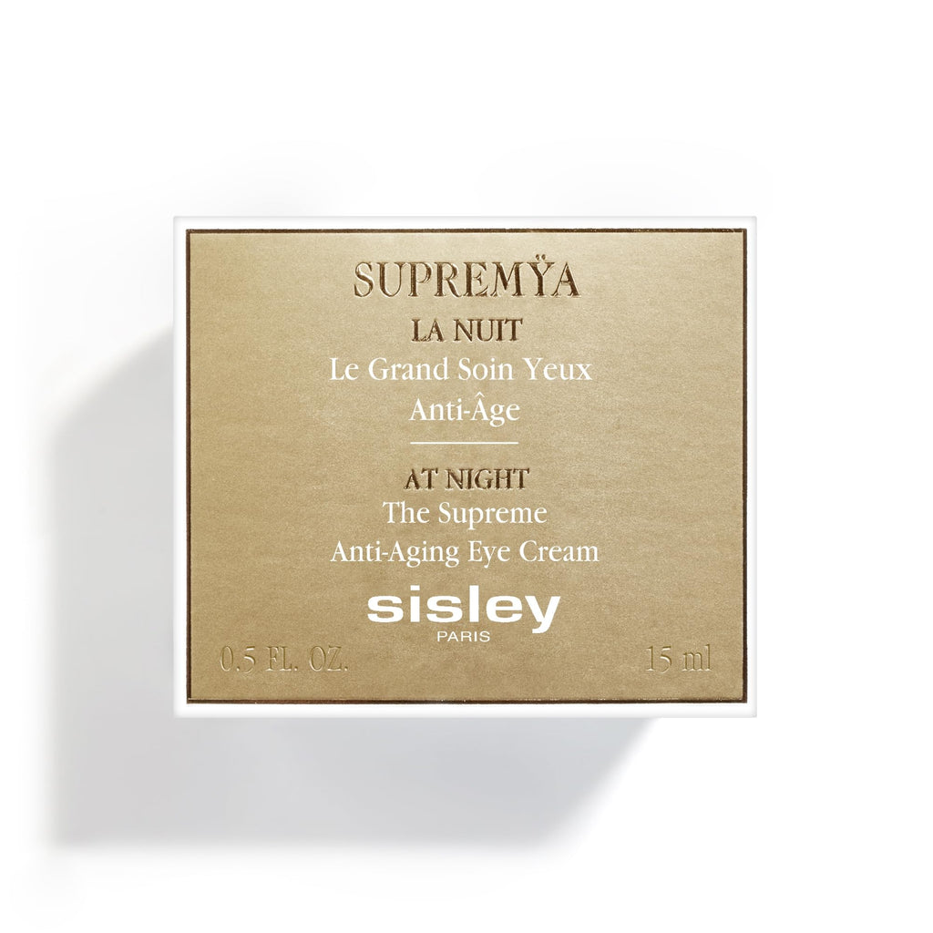 Sisley Paris Supremya at Night Eye Cream 15mL - Reduces Fine Lines, Dark Circles & Puffiness + Massage Accessory