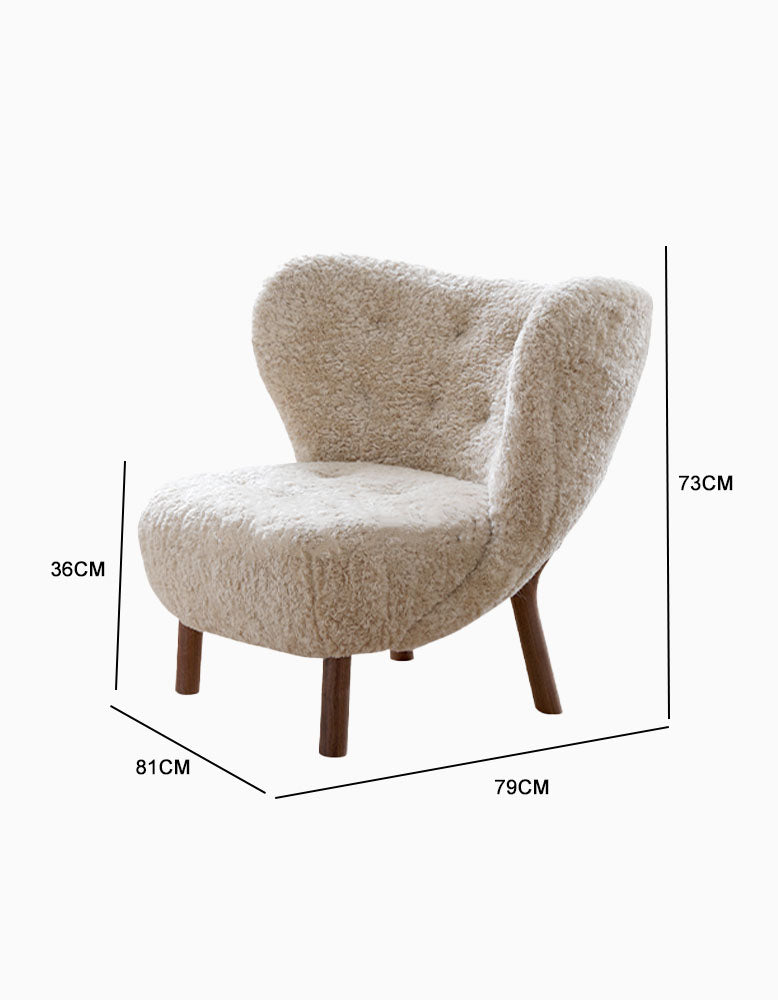 Fitz Armchair, Long Hair