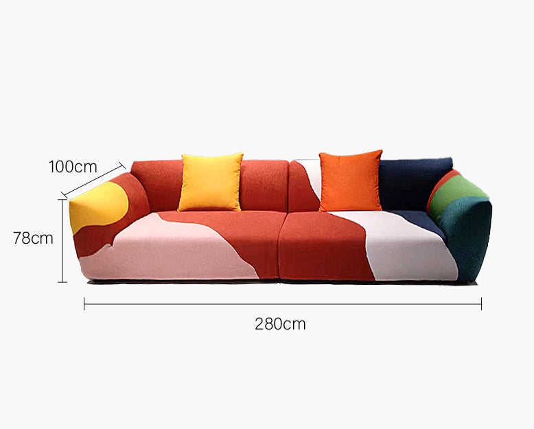Harry Two Seater Sofa, Linen