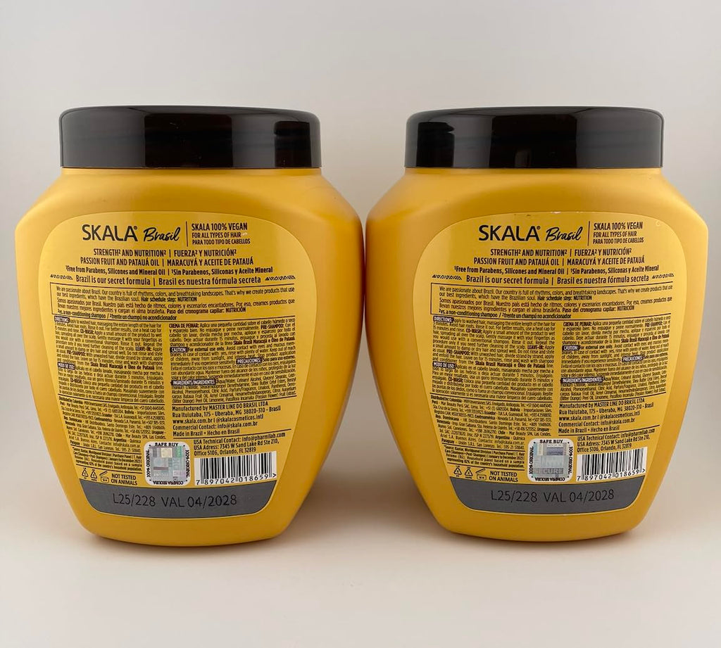 SKALA Maracuja Passion Fruit – Vegan, Cruelty-Free Curl Moisturizer (2x1000g)