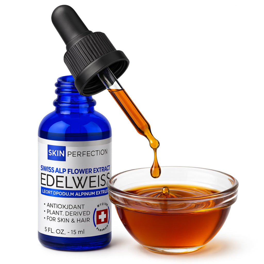 Skin Perfection Edelweiss Serum Booster – Natural Antioxidant Extract for DIY Skincare