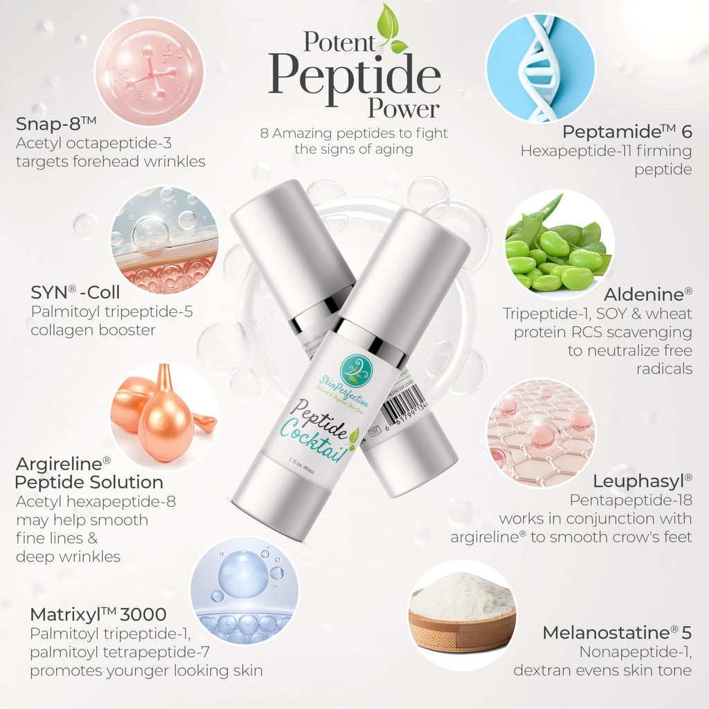Skin Perfection Face Serum: 99% Peptides, Matrixyl 3000 & Syn-Coll