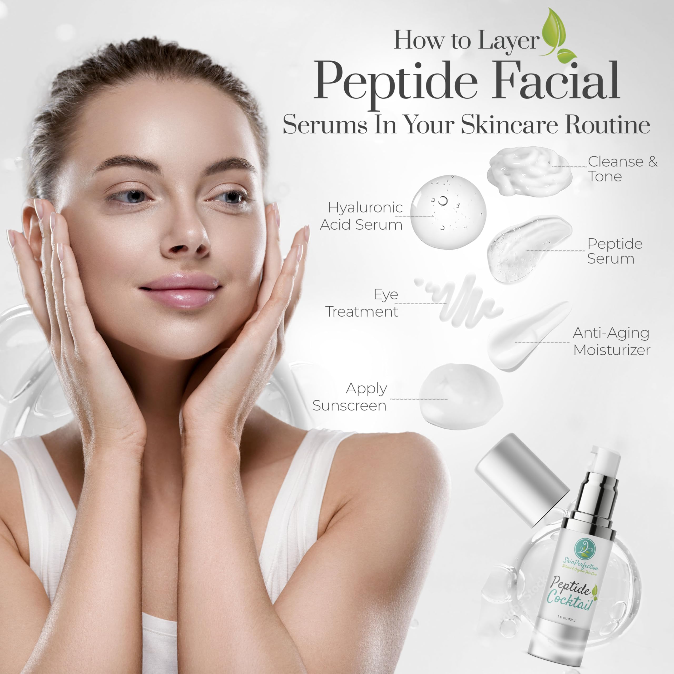 Skin Perfection Face Serum: 99% Peptides, Matrixyl 3000 & Syn-Coll