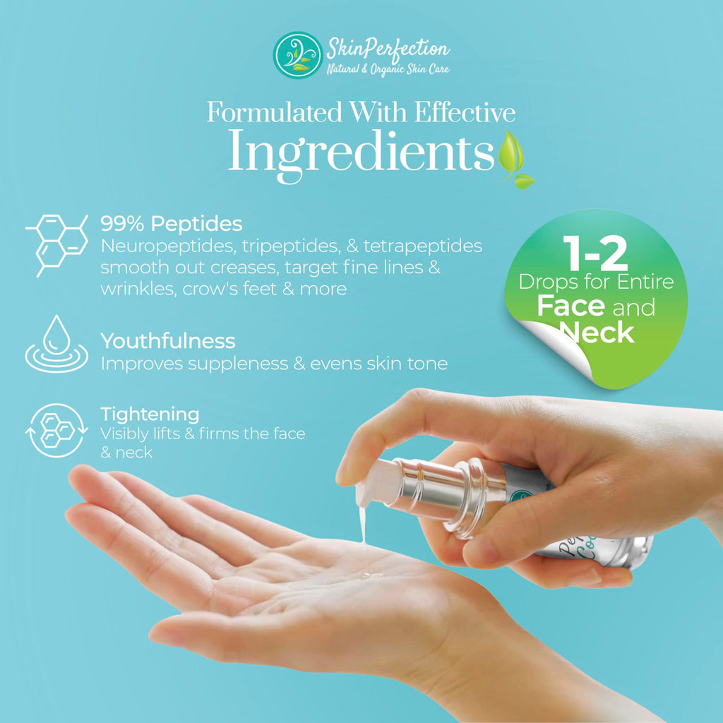 Skin Perfection Face Serum: 99% Peptides, Matrixyl 3000 & Syn-Coll