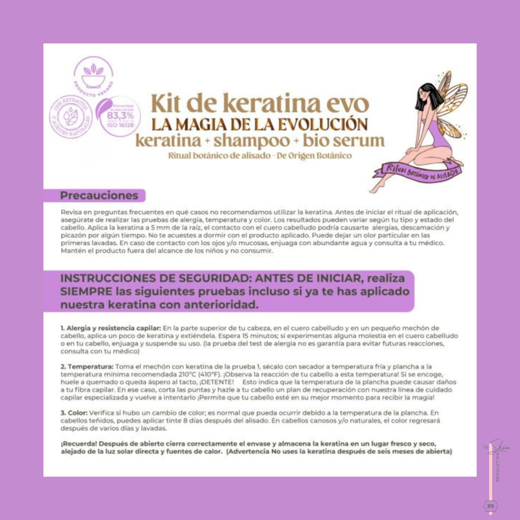 Skin Revolution Ritual Botanico Organic Keratin – Safe, Long-Lasting Hair Straightening (120ml)