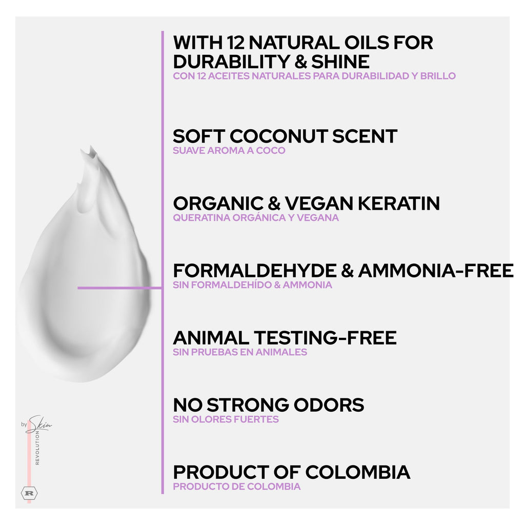 Skin Revolution Ritual Botanico Organic Keratin – Safe, Long-Lasting Hair Straightening (120ml)