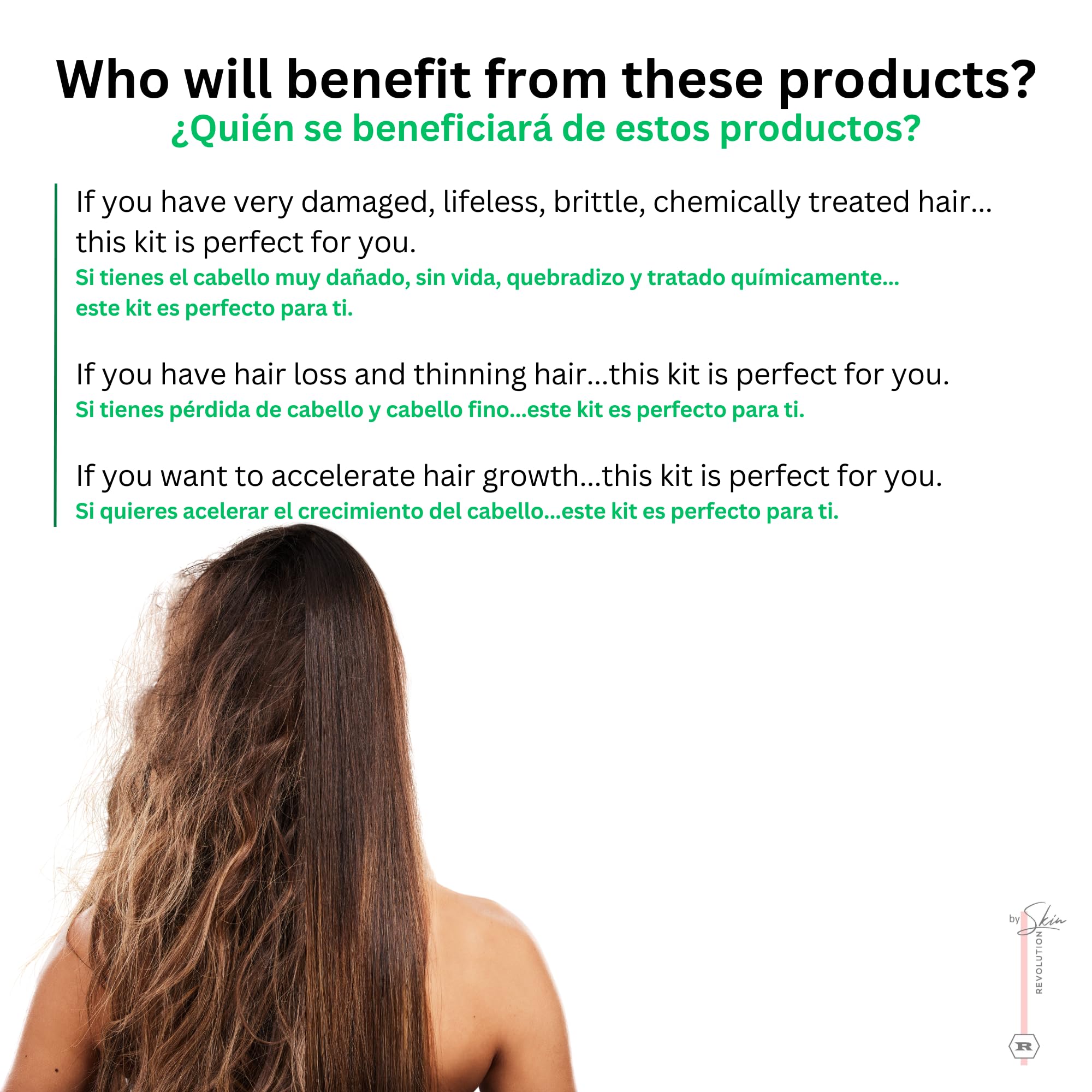 Skin Revolution Ritual Botanico Organic Keratin Kit | Safe, Vegan Hair Straightening (Colombia)