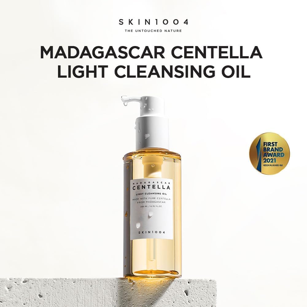 SKIN1004 Madagascar Centella Tone Brightening Capsule Ampoule & Light Cleansing Oil Bundle