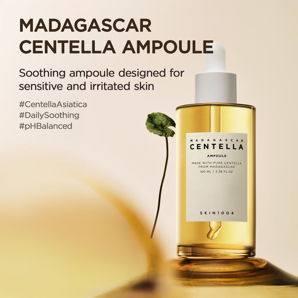 SKIN1004 Madagascar Centella Ampoule - Hydrating Soothing Serum for Skin Balance (3.38 fl oz)