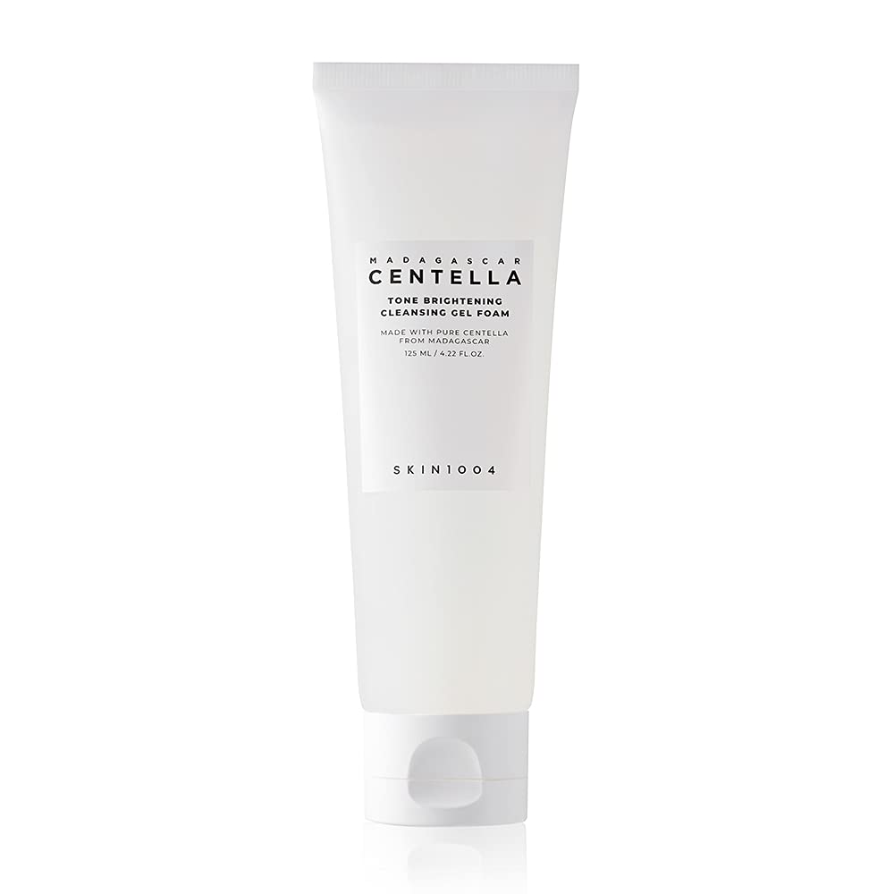 SKIN1004 Tone Glowing Cleansing Gel Foam 125ml – Makeup Remover & Hydrating Face Cleanser
