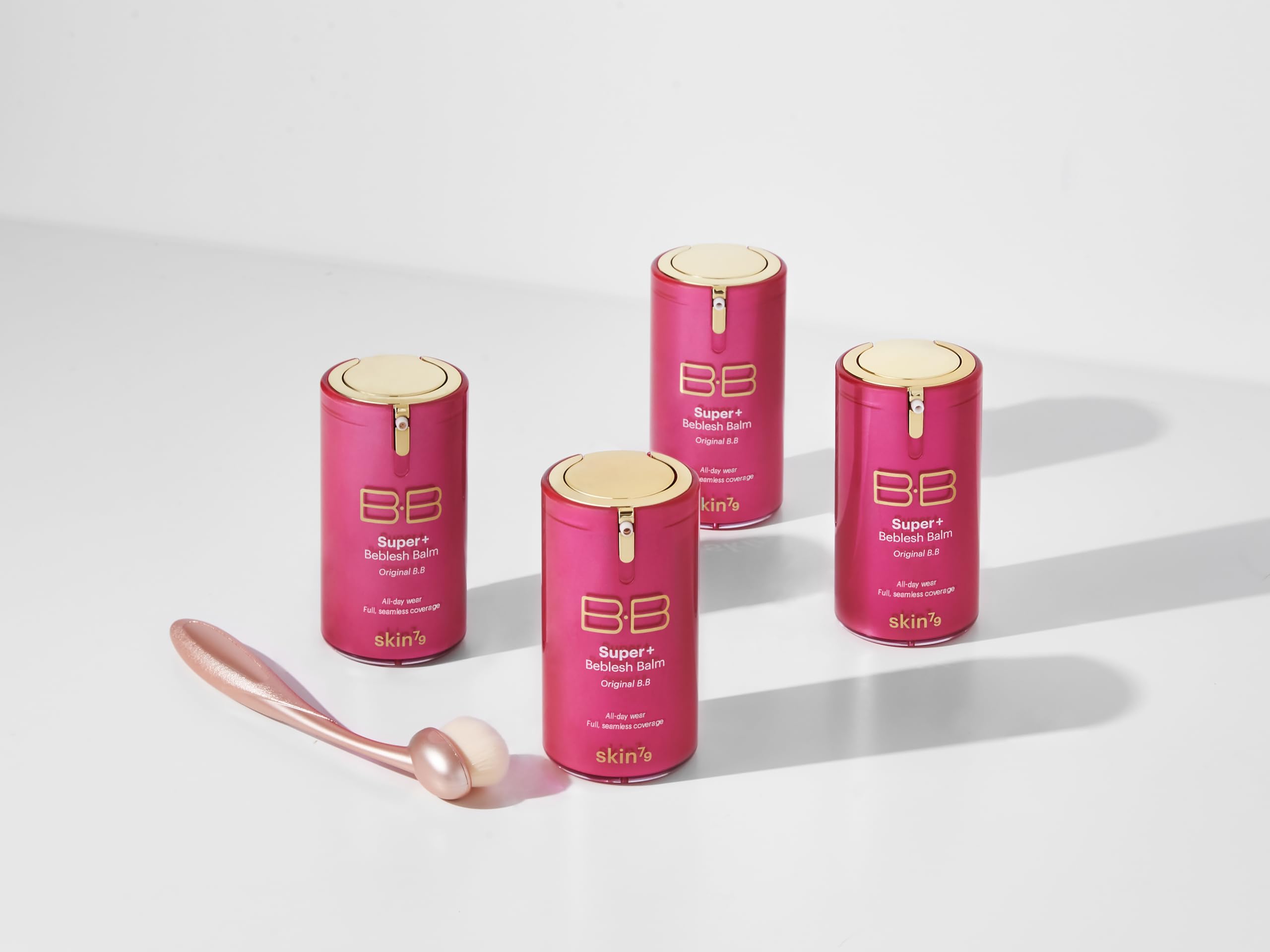 SKIN79 Super Plus Beblesh Pink BB Cream 2 Pack – Pink 21, US Version, Flawless Radiant Base