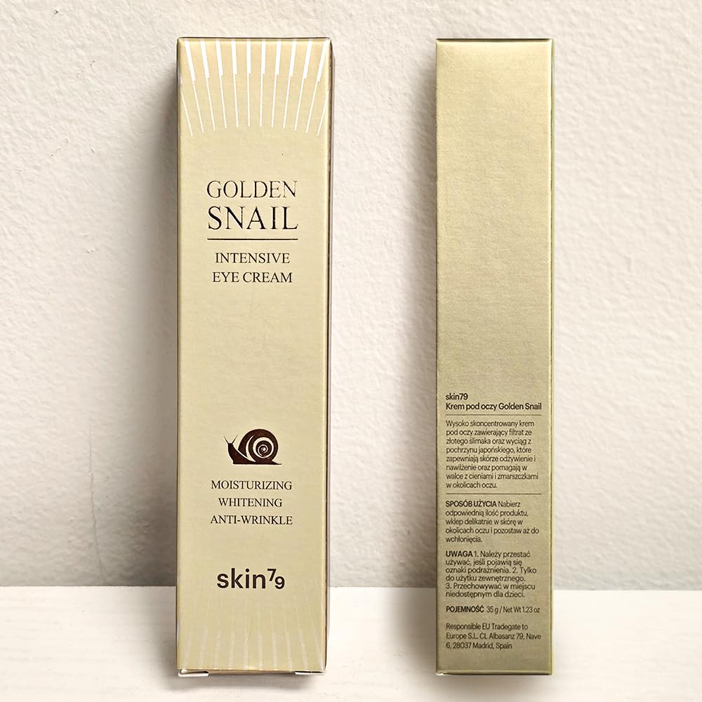SKIN79 Golden Snail Intensive Eye Cream – Concentrated Moisture Booster, Made in Korea
