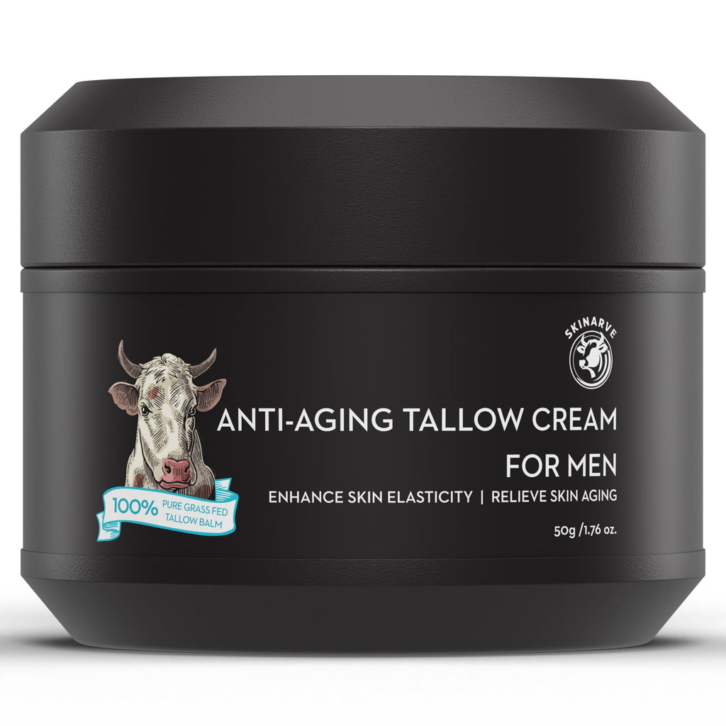 SKINARVE Beef Tallow Balm for Men – Hydrating Wrinkle Defense