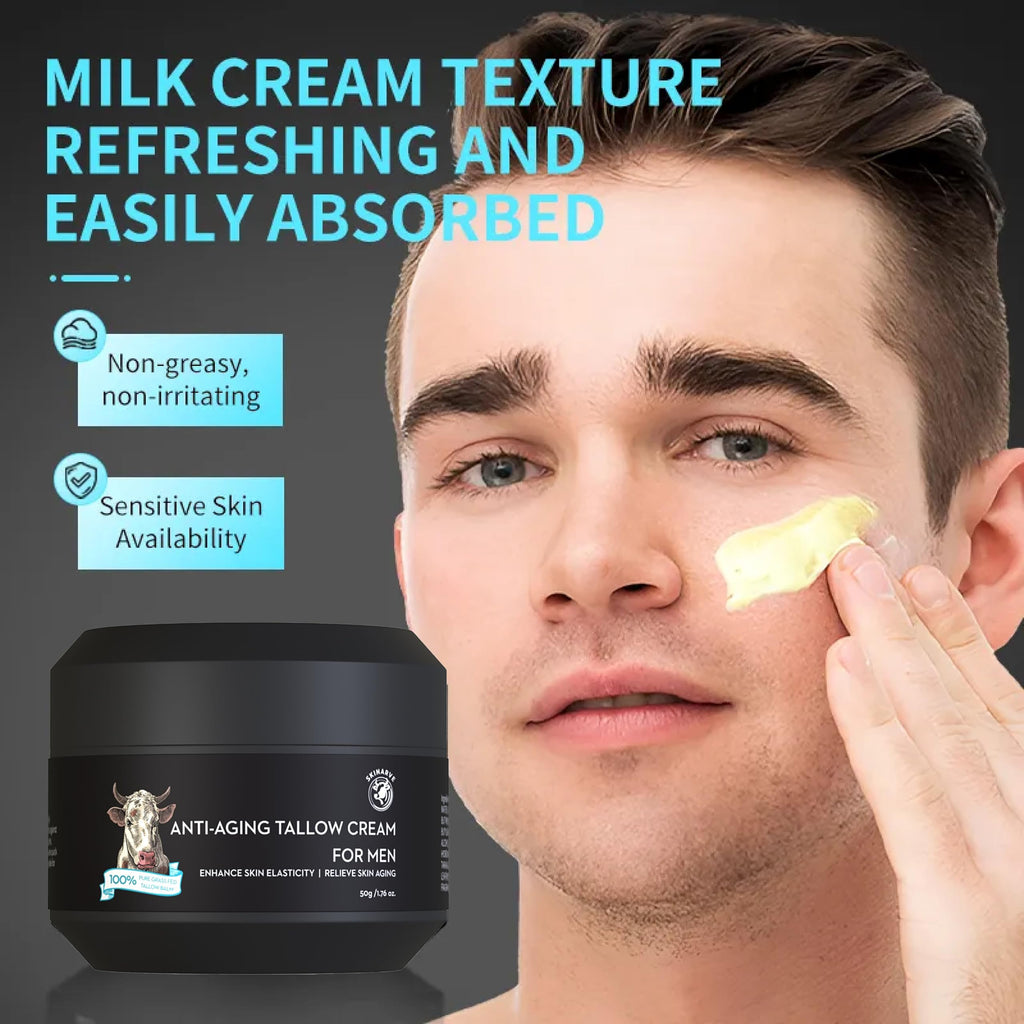 SKINARVE Beef Tallow Balm for Men – Hydrating Wrinkle Defense