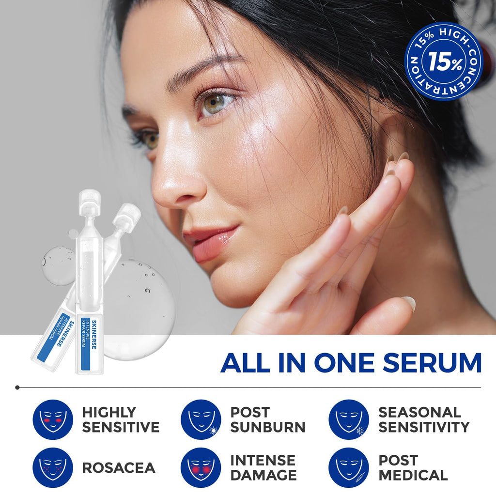 SKINERSE Intensive Repair Serum — 15% Hyaluronic Acid for Sensitive Skin