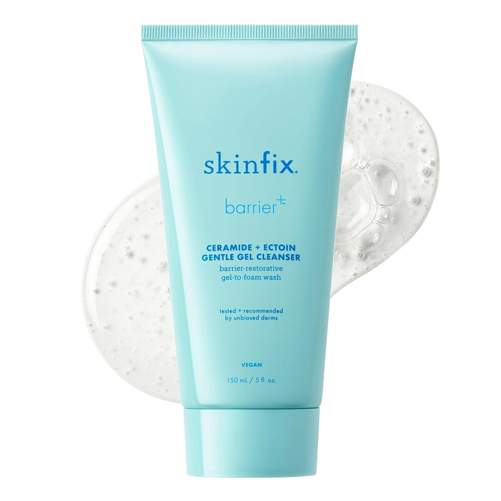 Skinfix Ceramide + Ectoin Gentle Gel Cleanser – 5 oz | Removes Makeup & SPF | Vegan & Cruelty-Free