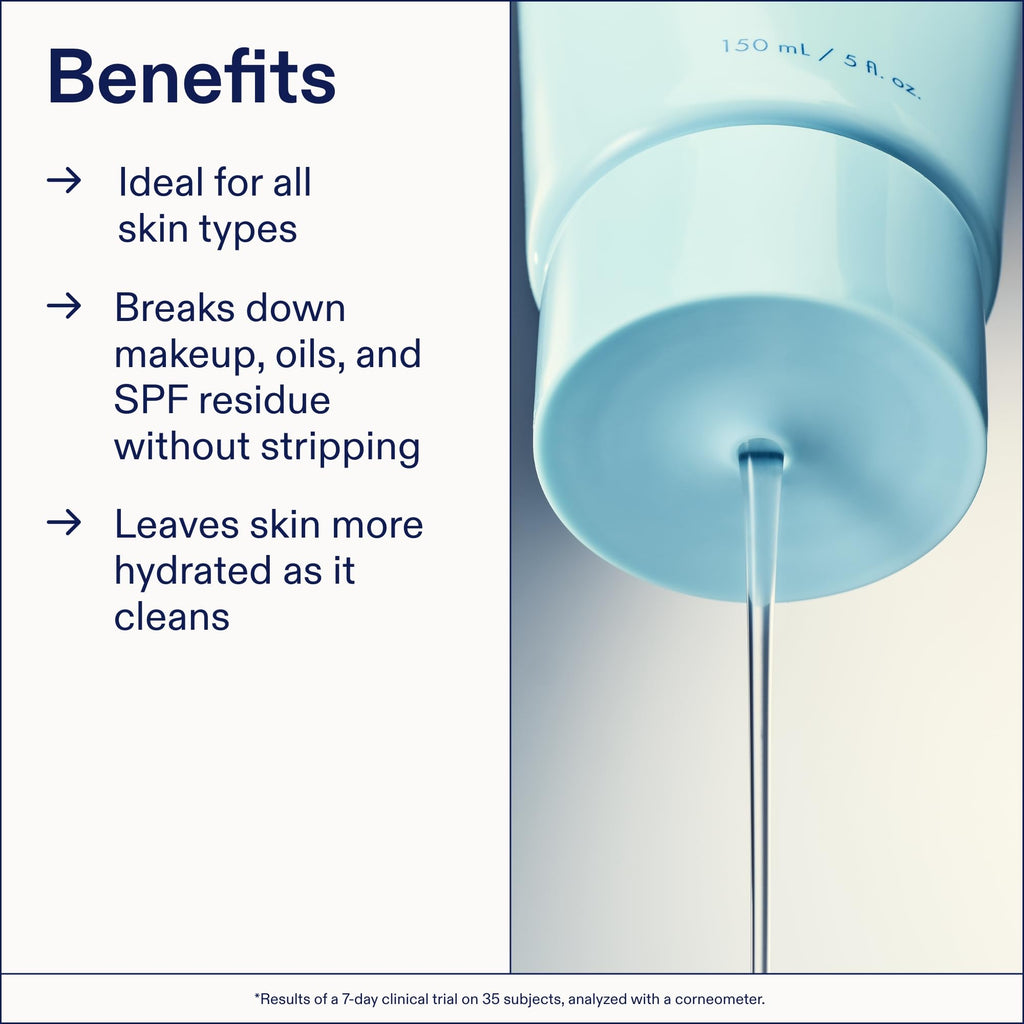 Skinfix Ceramide + Ectoin Gentle Gel Cleanser – 5 oz | Removes Makeup & SPF | Vegan & Cruelty-Free