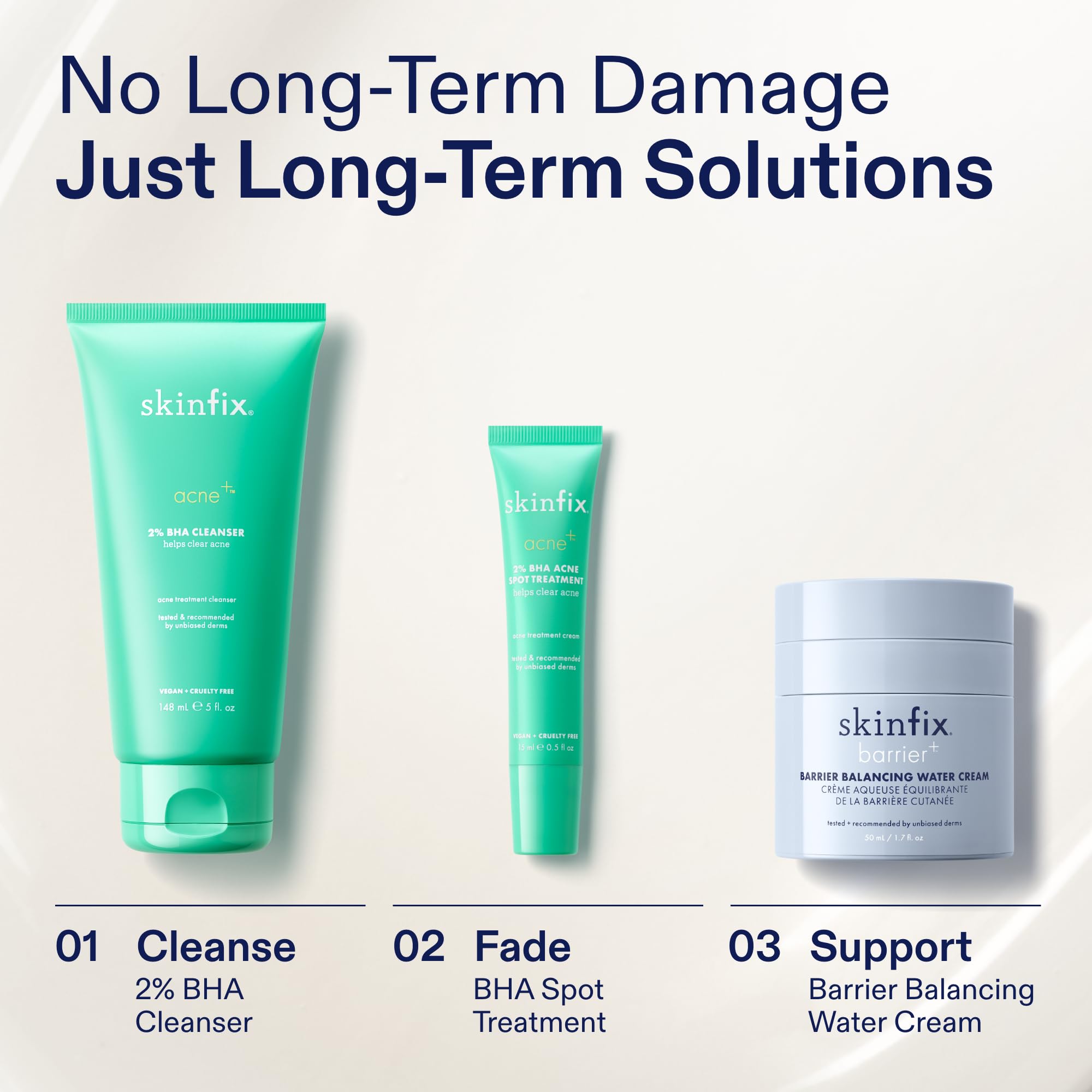 Skinfix 2% BHA Spot Treatment with Niacinamide – Fragrance-Free Acne Care (0.5 fl oz)