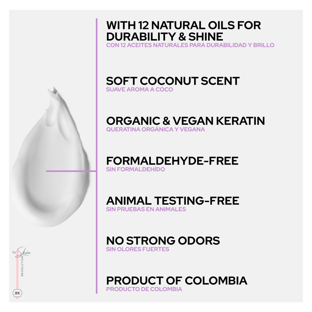 Skin Revolution Ritual Botánico Keratina Orgánica – Organic Keratin Hair Treatment (1 Liter)