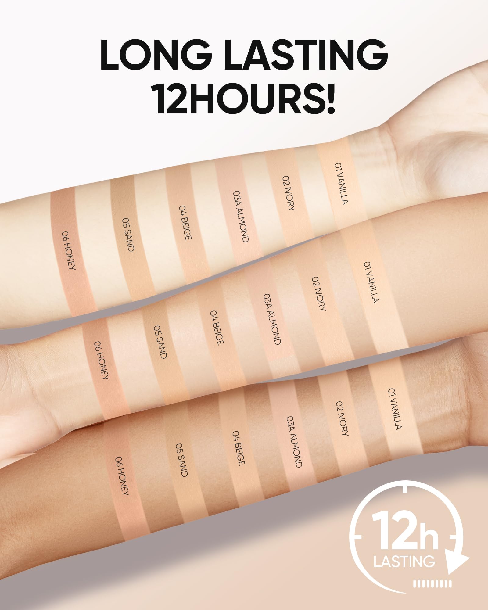 SKINTIFIC Cushion Foundation – Full Coverage, Weightless Skin-Fit, Satin Glow Finish, Sweatproof & Oil-Control