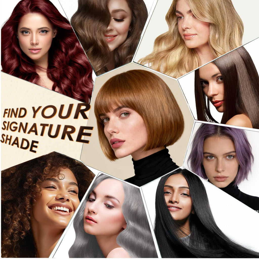 Sklight Hair Dye Shampoo 3-in-1 – Rich Wine Red Root-to-Tip Color, 16.9 fl oz