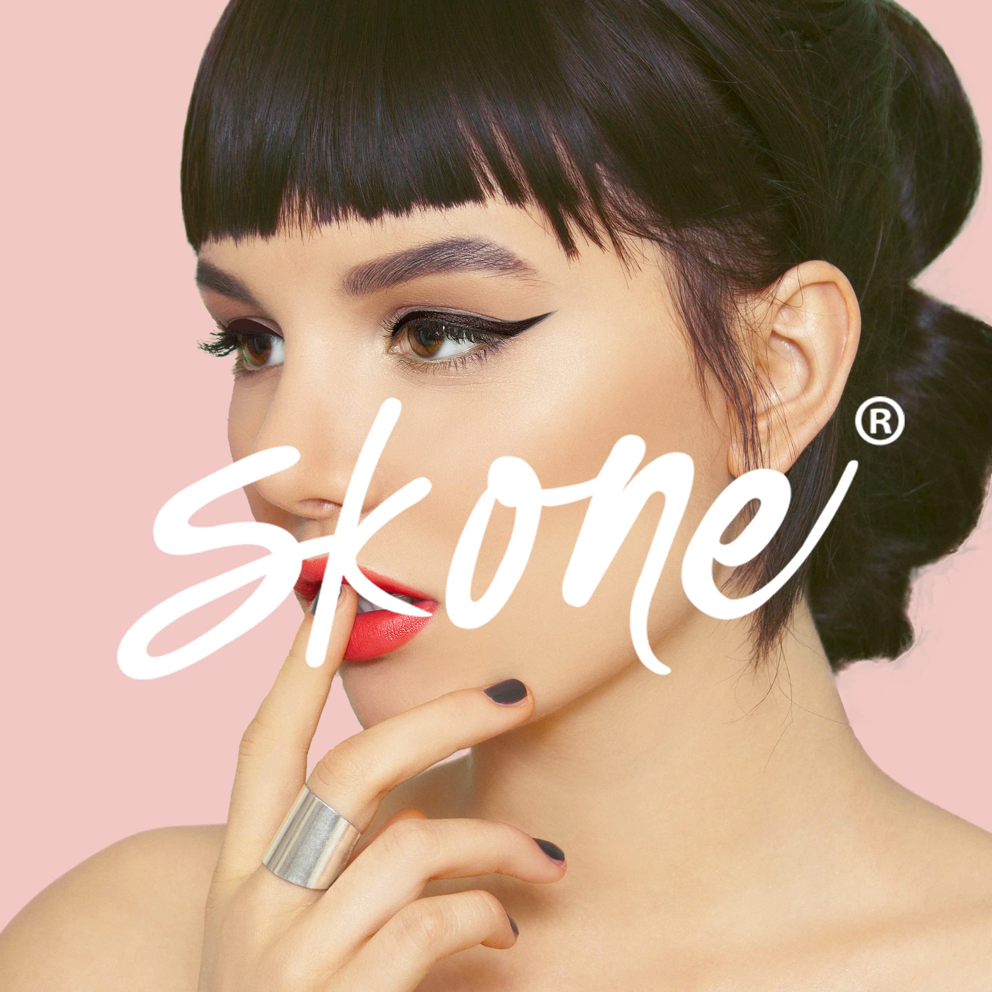 Skone Insanely Intense Tattooed Eyeliner Pen - Waterproof, Quick-Dry, Smudge-Proof Brown